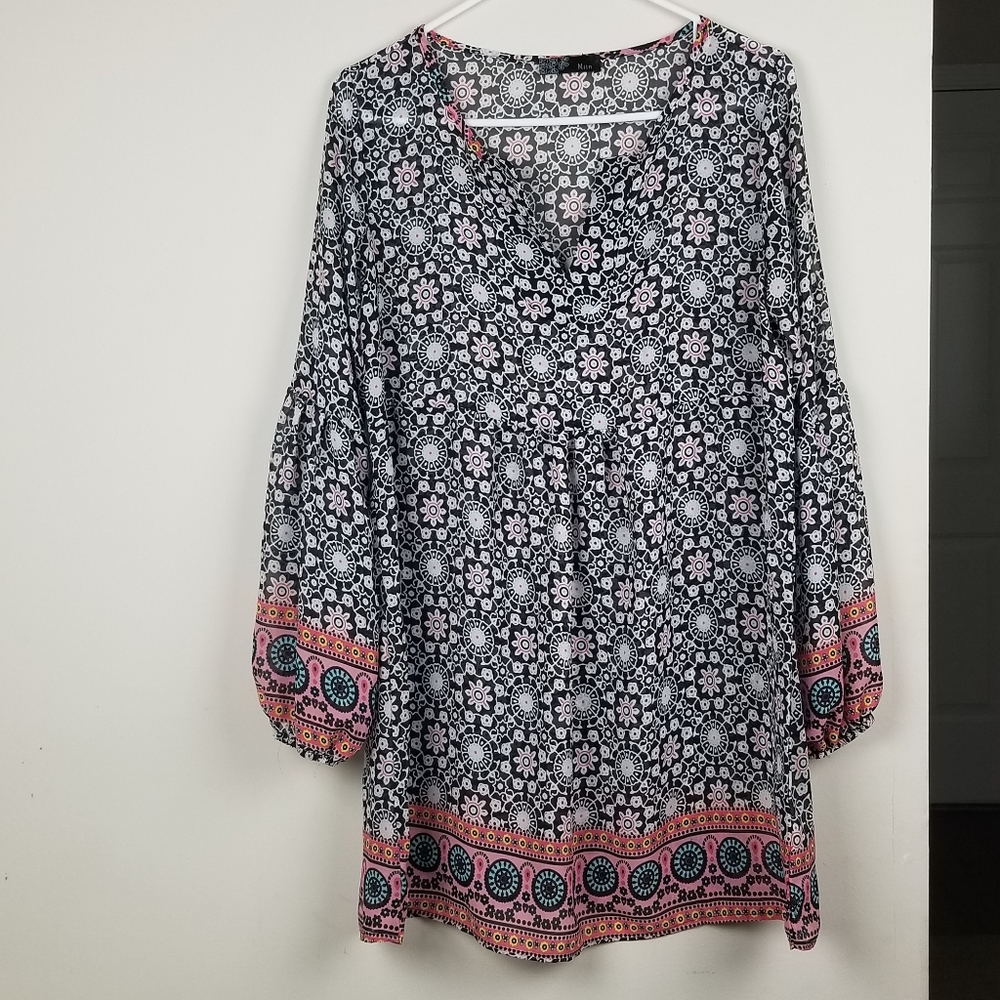 Miin sheer tunic
